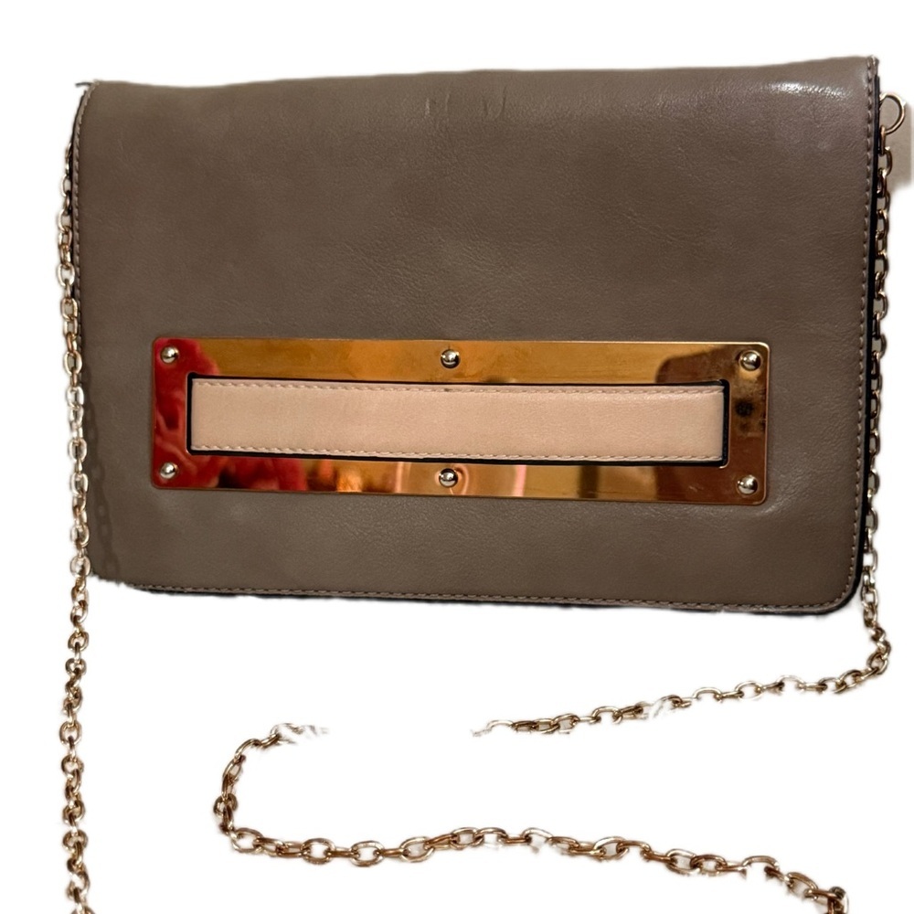 Elegant Tan and Gold Women's Bag Melie Bianco